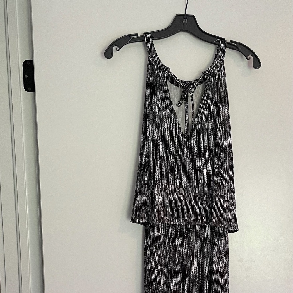 Athleta dress size Medium, black and white